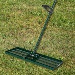 Heavy Duty Lawn Leveling Rake with Accessories