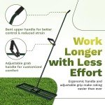 Heavy Duty Lawn Leveling Rake with Accessories