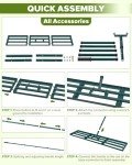 Adjustable Lawn Leveling Rake with Steel Handle