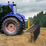 YITAMOTOR 72" Pine Straw Landscape Rake for Tractors