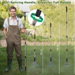 Adjustable Leaf Rake Set with Waste Bag