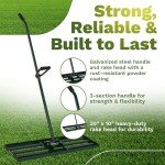 Heavy Duty Lawn Leveling Rake with Accessories
