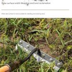 Upgraded Carbon Steel Garden Weeding Rake 5 Teeth