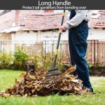 11-Tine Metal Rake with Leaf Bags and Scoops