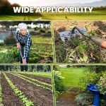Heavy-Duty Iron Rake for Gardening and Weeding
