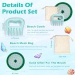 Beach Sand Scoop and Shovel Set with Bag