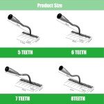 Heavy Duty Iron Rake for Gardening & Weeding