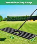 Tigerden Heavy Duty Lawn Leveling Rake Tool