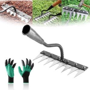 Iron Rake 2.0 - Multi-Teeth Garden Weeding Tool