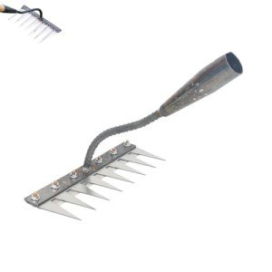 Iron Rake for Gardening and Weeding Tools