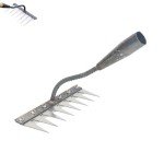 Garden Iron Rake for Effective Weeding
