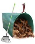 Joyhalo 65 Inch Leaf Rake and Dustpan Set