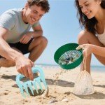 Beach Sand Scoop and Shovel Set with Bag