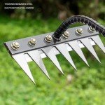 Garden Iron Rake for Effective Weeding