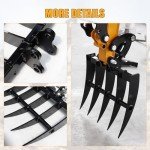 Mini Excavator Rake Attachment for Small Machines