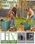 Joyhalo 65 Inch Leaf Rake and Dustpan Set