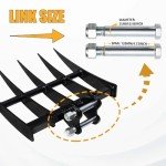 Mini Excavator Rake Attachment for Small Machines