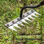 Garden Iron Rake for Effective Weeding