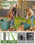 Joyhalo 63.4" Adjustable Leaf Rake and Dustpan Set