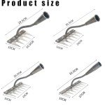 Garden Iron Rake for Effective Weeding