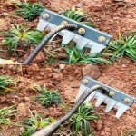 Cikiki Heavy Duty Carbon Steel Garden Rake