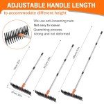 Heavy-Duty Thatch Rake with Steel Tines