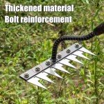 Cikiki Heavy Duty Carbon Steel Garden Rake