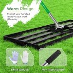 48" Lawn Leveling Rake with Adjustable Handle