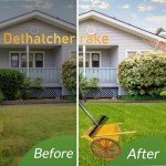 Heavy Duty 3-in-1 Garden Thatch Rake