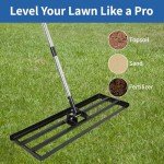 30”x10” Carbon Steel Lawn Leveling Rake