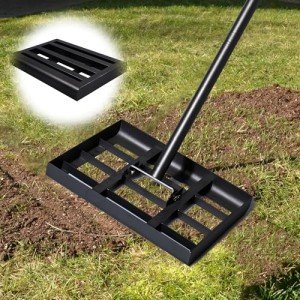 Heavy Duty 14"x10" Lawn Leveling Rake