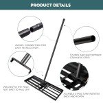 28" Lawn Leveling Rake with Adjustable Handle