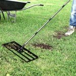 30”x10” Carbon Steel Lawn Leveling Rake