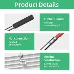 30" Heavy-Duty Stainless Steel Lawn Leveling Rake