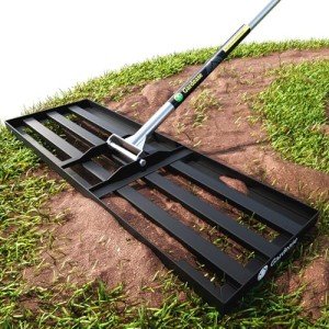 Heavy Duty 30" Lawn Leveling Rake Tool