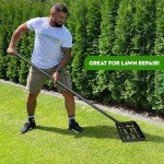 Heavy Duty 14"x10" Lawn Leveling Rake