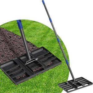 17" x 10" Heavy Duty Lawn Leveling Rake