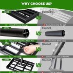 Heavy Duty 14"x10" Lawn Leveling Rake