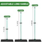 Adjustable Foldable Lawn Leveling Rake 30"x10