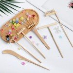 Mini Zen Garden Rake Tool Set - 6 Pieces