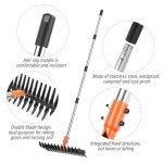57-Inch DigiGlow Thatch Rake for Lawn Care
