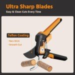 PrunePro Stainless Steel Bypass Pruning Shears