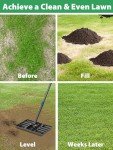 17" x 10" Heavy Duty Lawn Leveling Rake