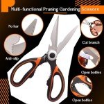 Heavy Duty Floral Gardening Scissors - 6 Pcs Set