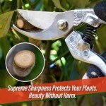 SUIZAN 8.3” Bypass Pruning Shears with Aluminum Handle