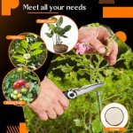 Heavy Duty Floral Gardening Scissors - 6 Pcs Set