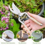 Berry&Bird 8'' Curved Bypass Pruning Shears