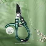Ergonomic Gardening Pruners with Carbon Steel Blade