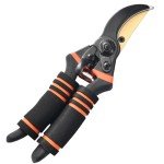 Premium 8.5" Pruning Shears with Titanium Bypass
