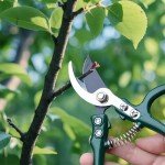 Ergonomic Gardening Pruners with Carbon Steel Blade